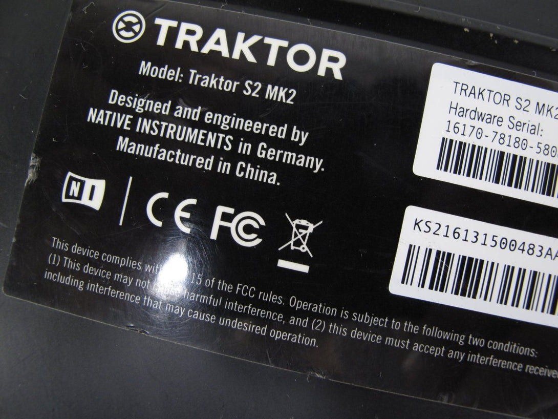 Native Instruments Traktor Kontrol S2 MK2 USB DJ Dual Deck Controller - ZeereeZ
