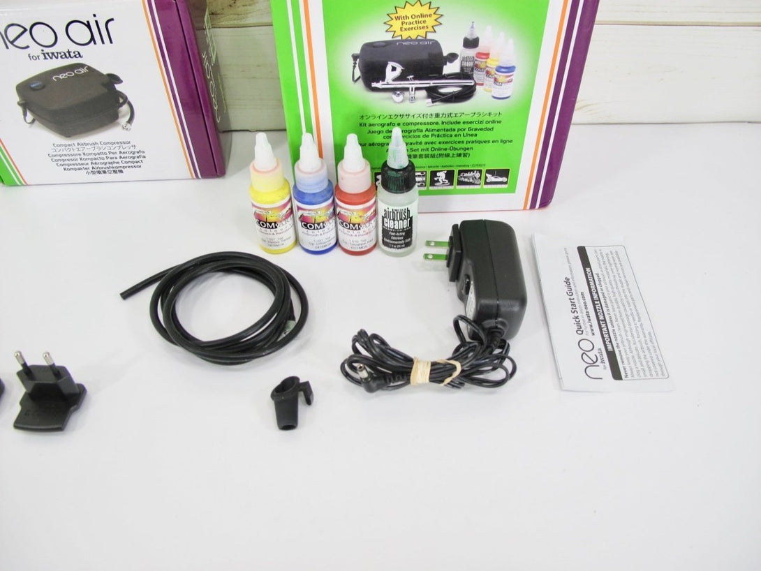 NEO for Iwata Gravity Feed Airbrushing Kit with NEO CN Airbrush Sprayer - ZeereeZ