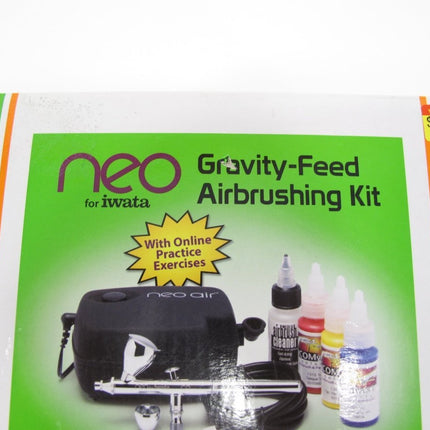 NEO for Iwata Gravity Feed Airbrushing Kit with NEO CN Airbrush Sprayer - ZeereeZ