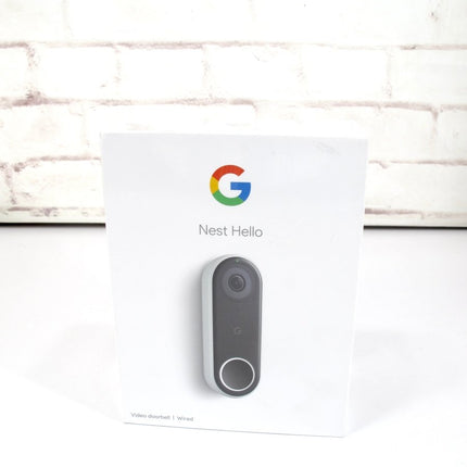 Nest Hello Video Doorbell HD Smart WiFi Security Camera w/ Night Vision (WIred) - ZeereeZ