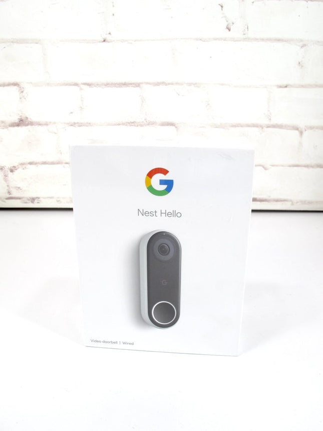 Nest Hello Video Doorbell HD Smart WiFi Security Camera w/ Night Vision (WIred) - ZeereeZ