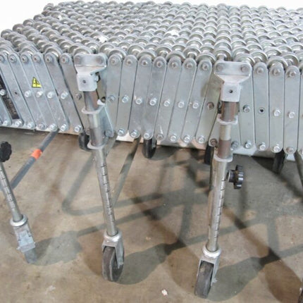 Nestaflex 275 24" x 10 - 24 ft Flexible Expandable Rolling Roller Conveyor System - ZeereeZ