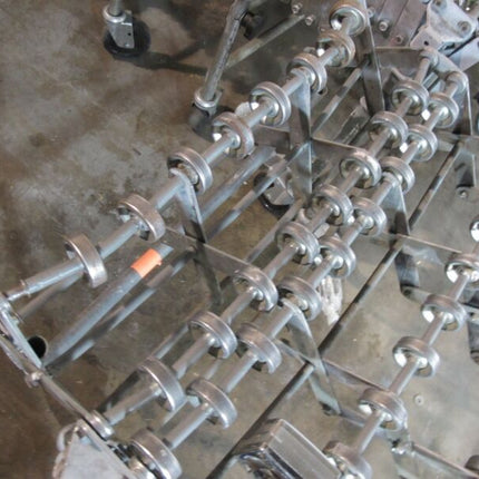 Nestaflex 275 24" x 10 - 24 ft Flexible Expandable Rolling Roller Conveyor System - ZeereeZ