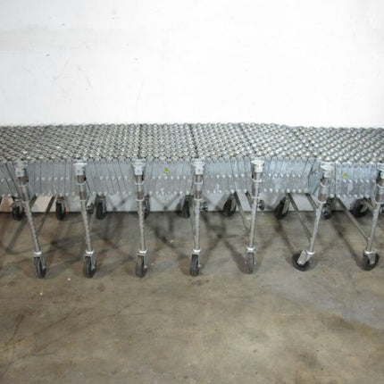 Nestaflex 275 24" x 10 - 24 ft Flexible Expandable Rolling Roller Conveyor System - ZeereeZ