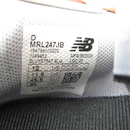 New Balance MRL247JB Mens Gray Running Shoes Size 12 - ZeereeZ