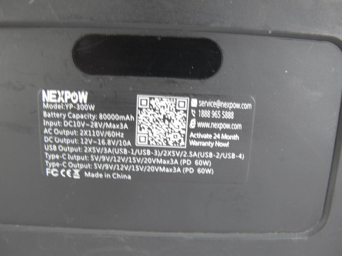 NEXPOW YP - 300W 80000mAh Solar Generator Power Station Energy Storage Supply 296Wh - ZeereeZ