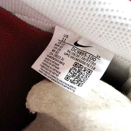 Nike Air Force 1 AF1/1 DC9895 - 100 White Varsity Red Low Top Sneaker Mens 11 - ZeereeZ