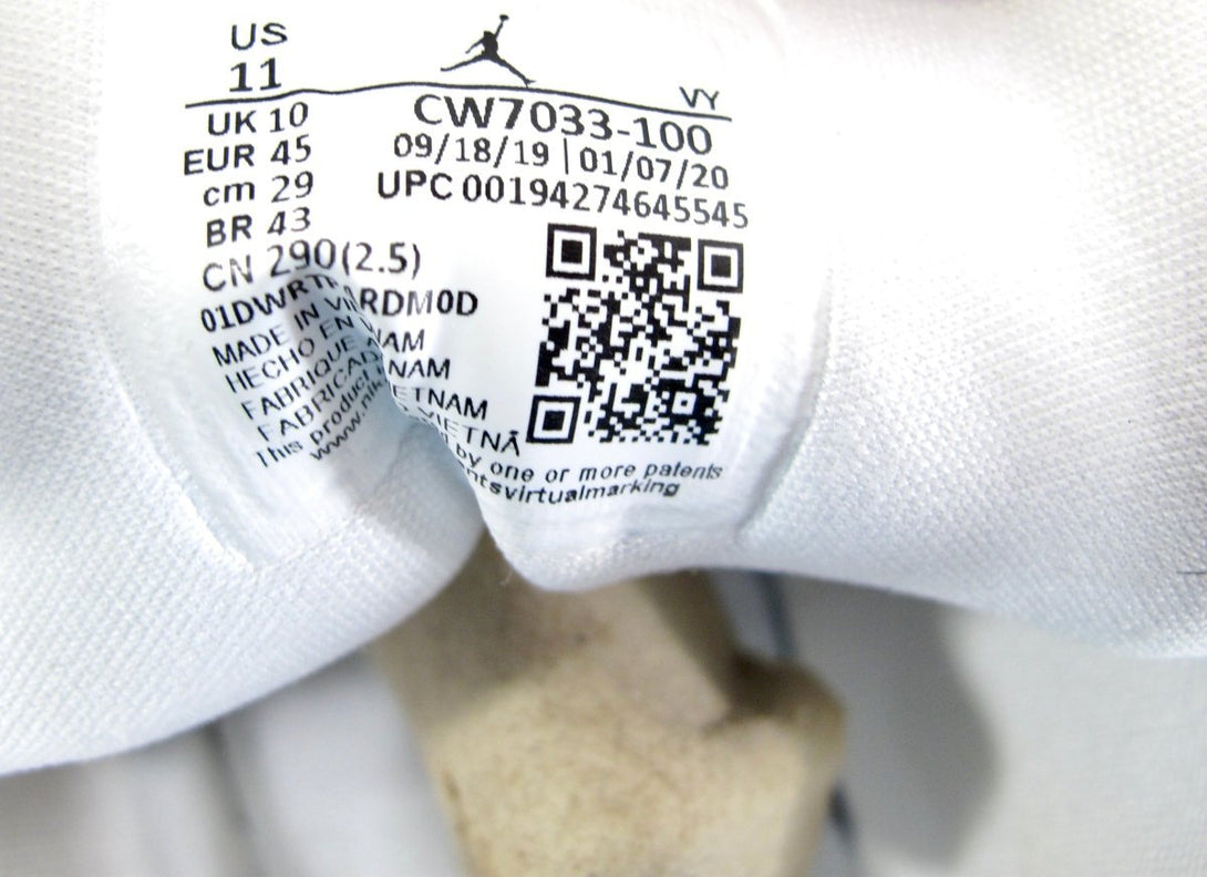 Nike Air Jordan 1 Low Multi - Color Swoosh Sneakers CW7033 - 100 Size 11 - ZeereeZ