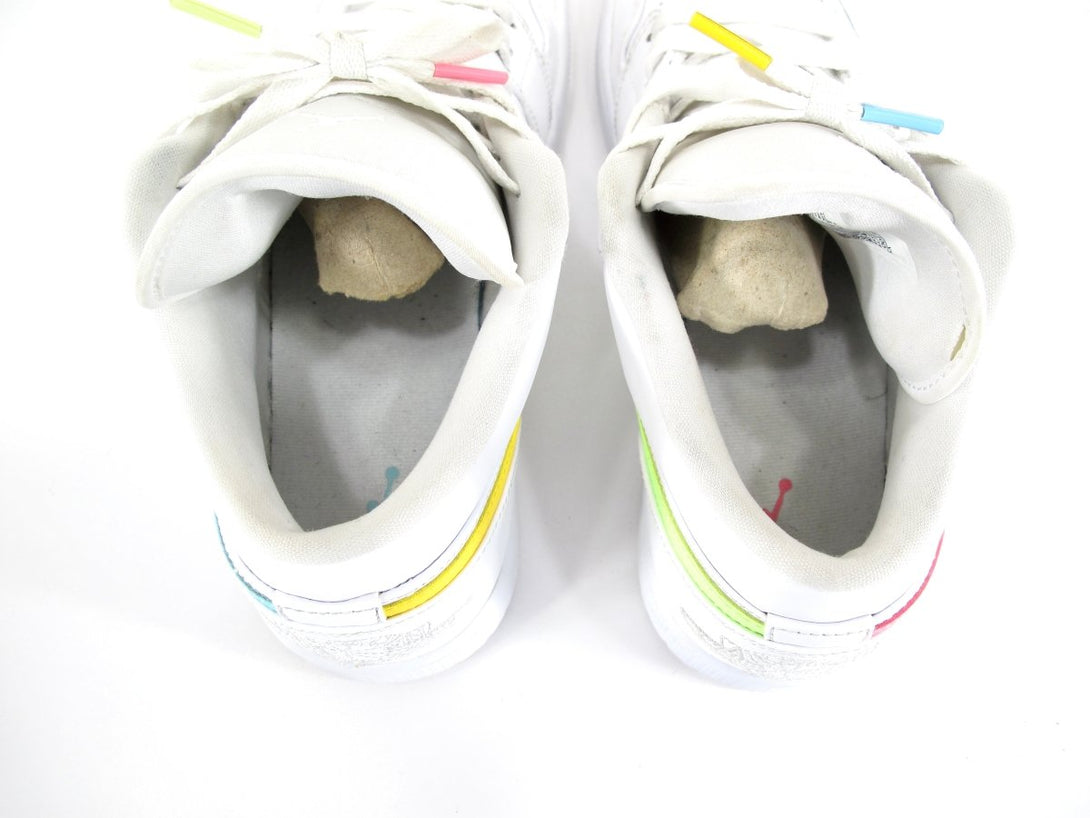 Nike Air Jordan 1 Low Multi - Color Swoosh Sneakers CW7033 - 100 Size 11 - ZeereeZ