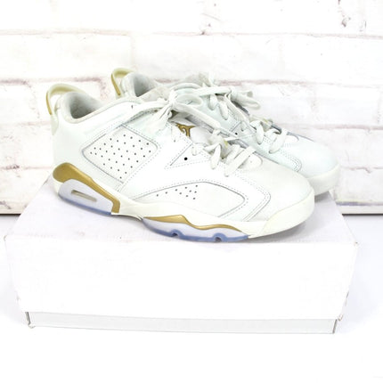 Nike Air Jordan 6 Retro Low GC "CNY" White Gold Shoes DH6928 - 073 Men's 9.5 - ZeereeZ