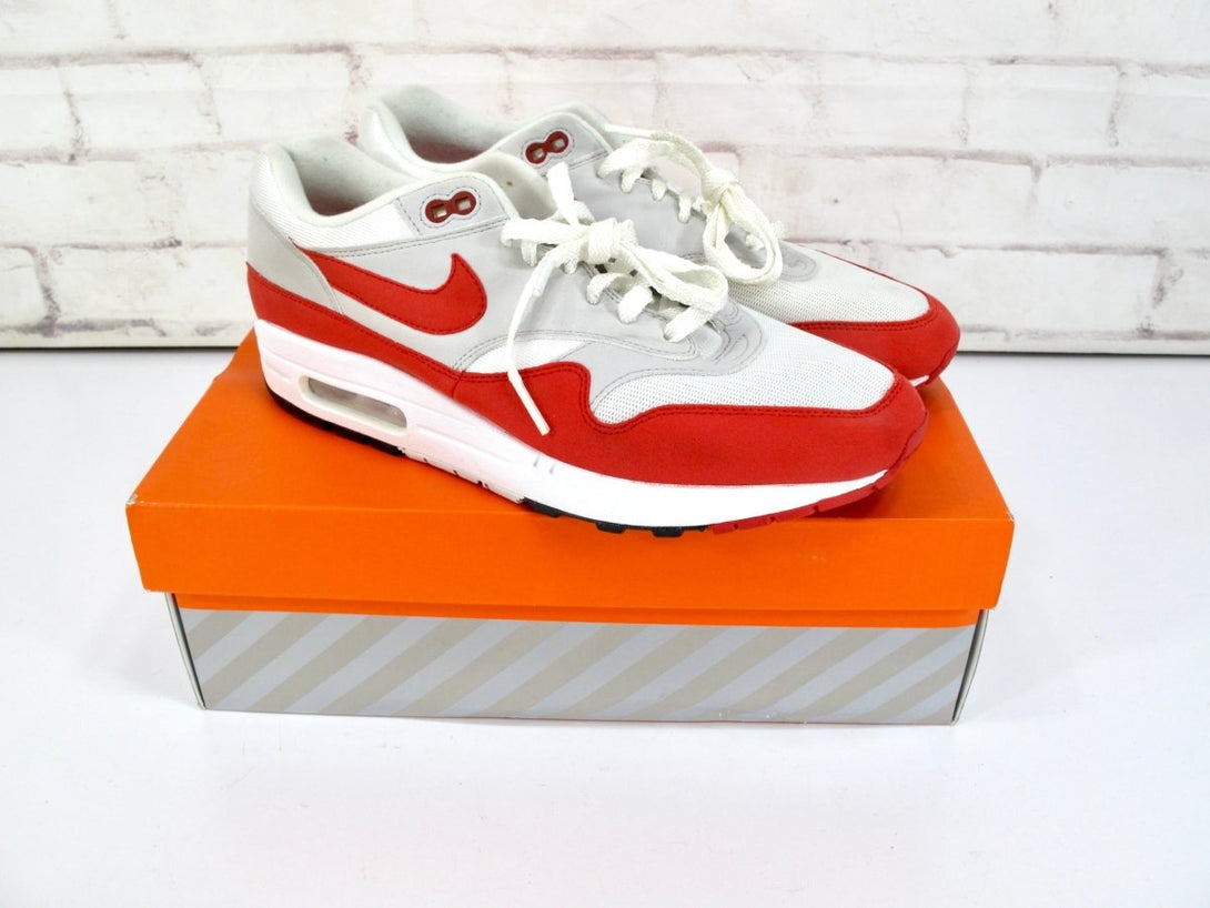 Nike Air Max 1 OG 2017 Re - Release Anniversary Mens 10.5. 908375 - 103 Red White - ZeereeZ