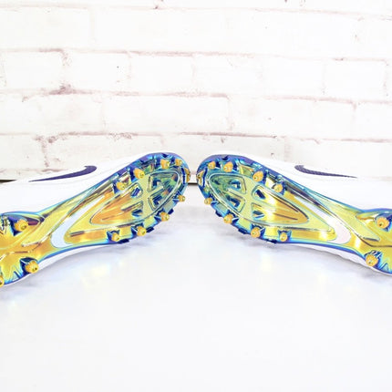 Nike Alpha Pro 2 TD LSU Tigers Iridescent Bottom Football Cleats Shoes Size 11 - ZeereeZ