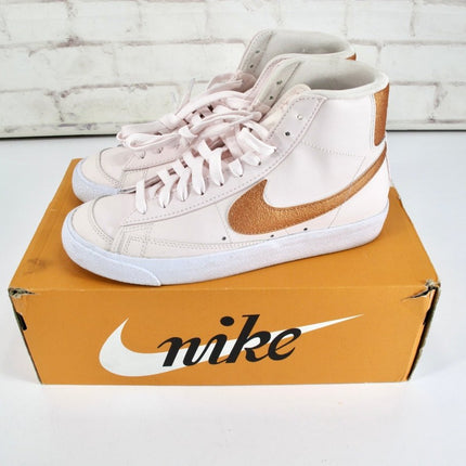 Nike Blazer Mid 77 White/Pink Women’s Sneakers Size US 8.5 DQ7574 - 600 - ZeereeZ