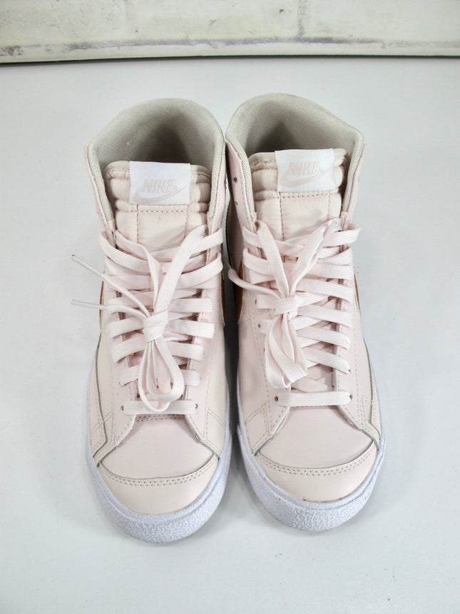 Nike Blazer Mid 77 White/Pink Women’s Sneakers Size US 8.5 DQ7574 - 600 - ZeereeZ
