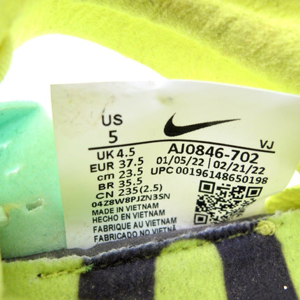 Nike Zoom Victory Waffle 5 Volt Foam Distance Spikes Mens 5 Womens 7 AJ0846 - 702 - ZeereeZ