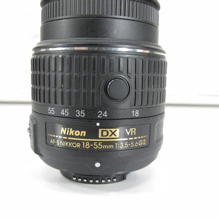 Nikon AF - S DX Nikkor 18 - 55mm f/3.5 - 5.6G VR II Camera Lens - ZeereeZ
