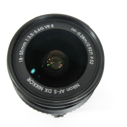 Nikon AF - S DX Nikkor 18 - 55mm f/3.5 - 5.6G VR II Camera Lens - ZeereeZ