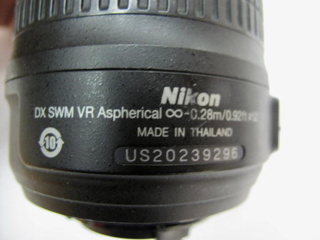 Nikon AF - S Nikkor 18 - 55mm 1:3.5 - 5.6 G DX SWM ED VR DSLR Camera Lens - ZeereeZ