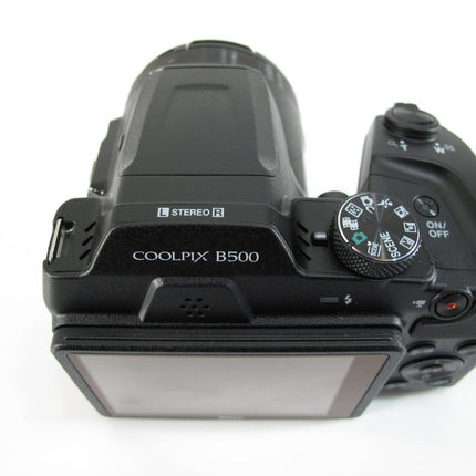 Nikon Coolpix B500 16MP 40x Optical Zoom HD Digital Camera Tilt Screen Black - ZeereeZ