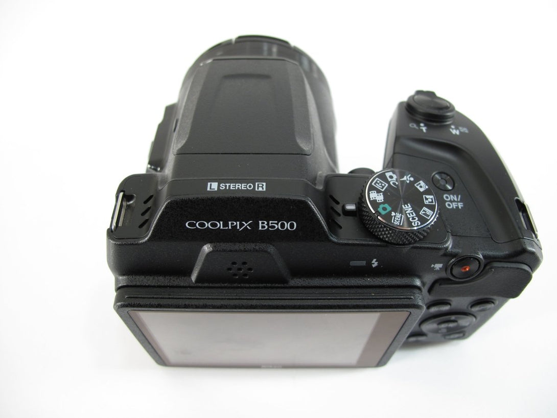 Nikon Coolpix B500 16MP 40x Optical Zoom HD Digital Camera Tilt Screen Black - ZeereeZ