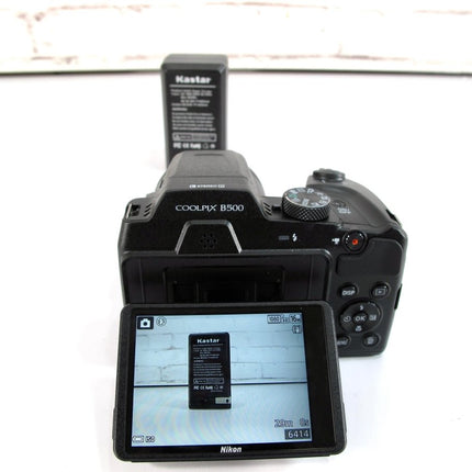 Nikon Coolpix B500 16MP 40x Optical Zoom HD Digital Camera Tilt Screen Black - ZeereeZ