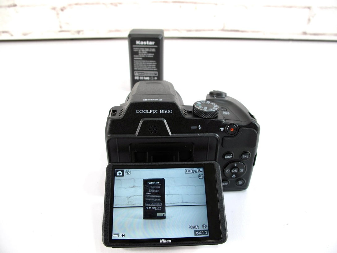 Nikon Coolpix B500 16MP 40x Optical Zoom HD Digital Camera Tilt Screen Black - ZeereeZ