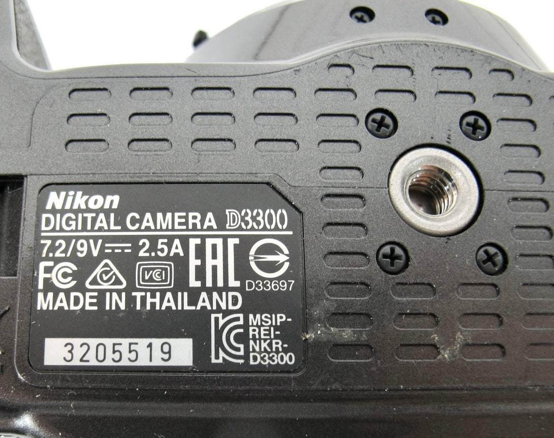 Nikon D3300 24.2 MP CMOS Sensor Digital SLR Camera Body Only - ZeereeZ