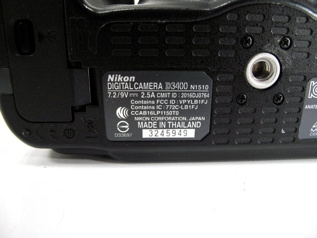 Nikon D3400 D Series 24.2 MP DX Format Digital SLR Camera - ZeereeZ