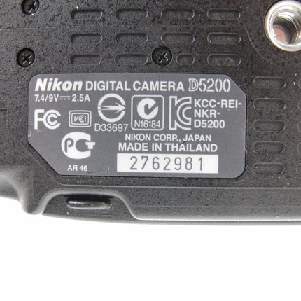 Nikon D5200 Digital SLR DSLR 24.1MP Camera - ZeereeZ