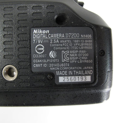 Nikon D7200 24.1 MP Digital SLR Camera Body - ZeereeZ