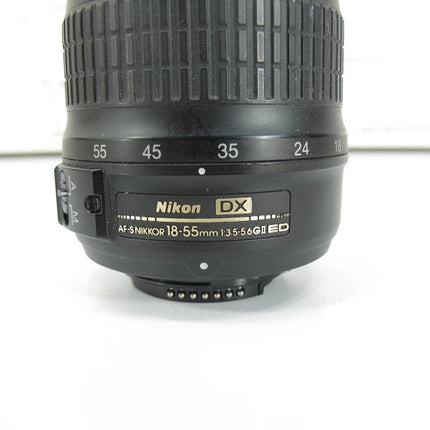 Nikon DX AF - S 18 - 55mm f/3.5 - 5.6 G II ED SLR Camera Zoom Lens - ZeereeZ