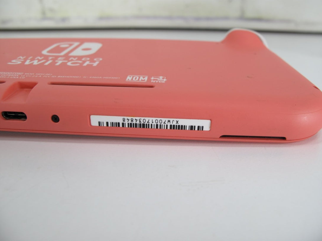 Nintendo HDH - 001 Switch Lite Coral Pink Handheld Video Game Console - ZeereeZ