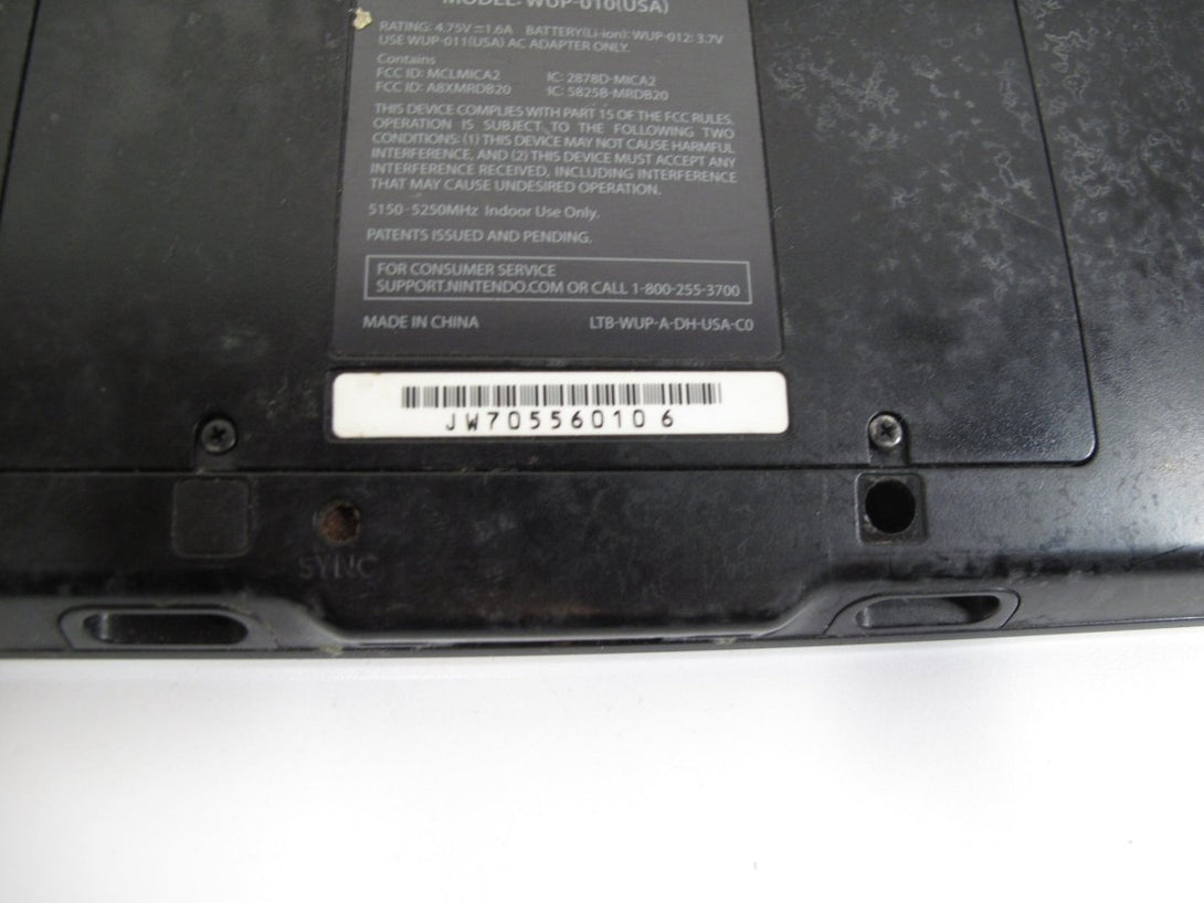 Nintendo Wii U WUP - 101(02) 32GB Black Video Game Console Only - ZeereeZ