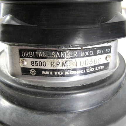 Nitto Kohkl OSV - 60A Pneumatic Orbital 6" Sander 8,500RPM - ZeereeZ
