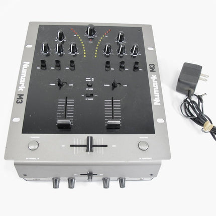 Numark M3 2 - Channel Scratch Mixer with Three - Band EQs and Phono & Line Inputs - ZeereeZ