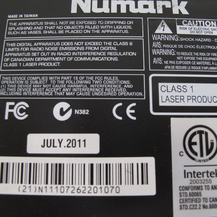 Numark NDX900 Professional Audio Interface Controller Single Disc DJ CD Player - ZeereeZ