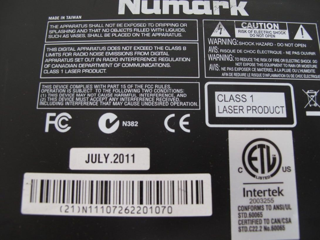 Numark NDX900 Professional Audio Interface Controller Single Disc DJ CD Player - ZeereeZ