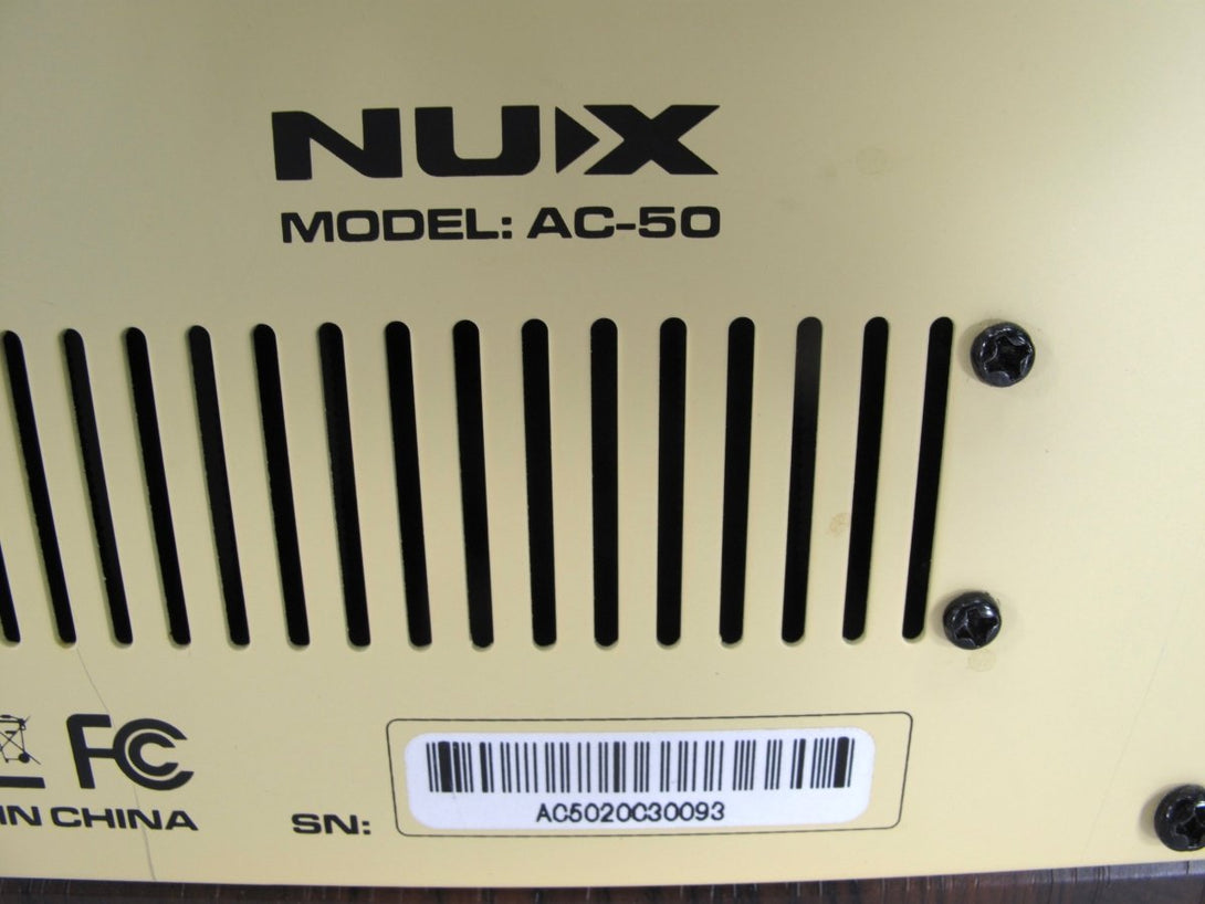 NUX Stageman AC - 50 Acoustic Guitar & Vocals Amplifier - ZeereeZ