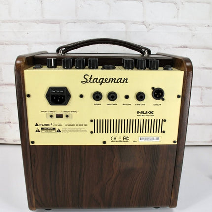 NUX Stageman AC - 50 Acoustic Guitar & Vocals Amplifier - ZeereeZ