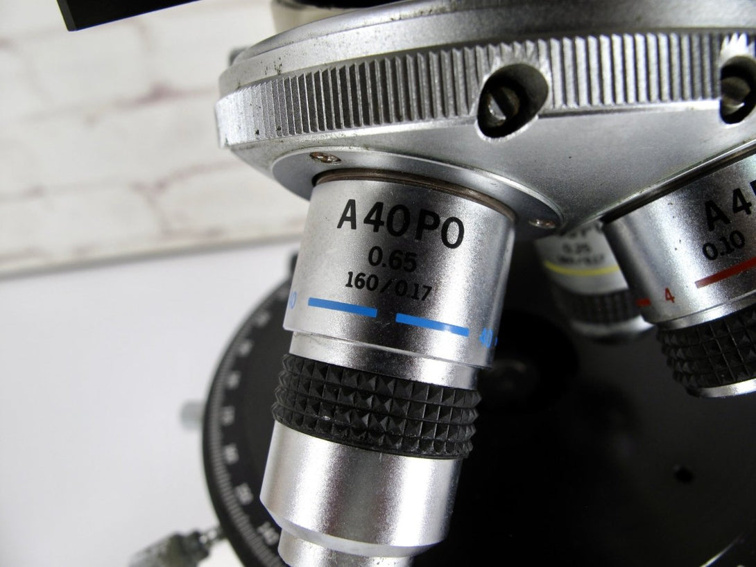 Olympus Microscope BH - 2 with Binocular Head & 4x, 10x, 40x Objectives BH2 - ZeereeZ