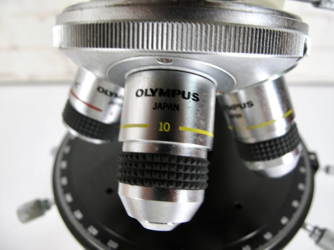 Olympus Microscope BH - 2 with Binocular Head & 4x, 10x, 40x Objectives BH2 - ZeereeZ