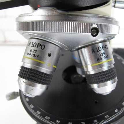 Olympus Microscope BH - 2 with Binocular Head & 4x, 10x, 40x Objectives BH2 - ZeereeZ