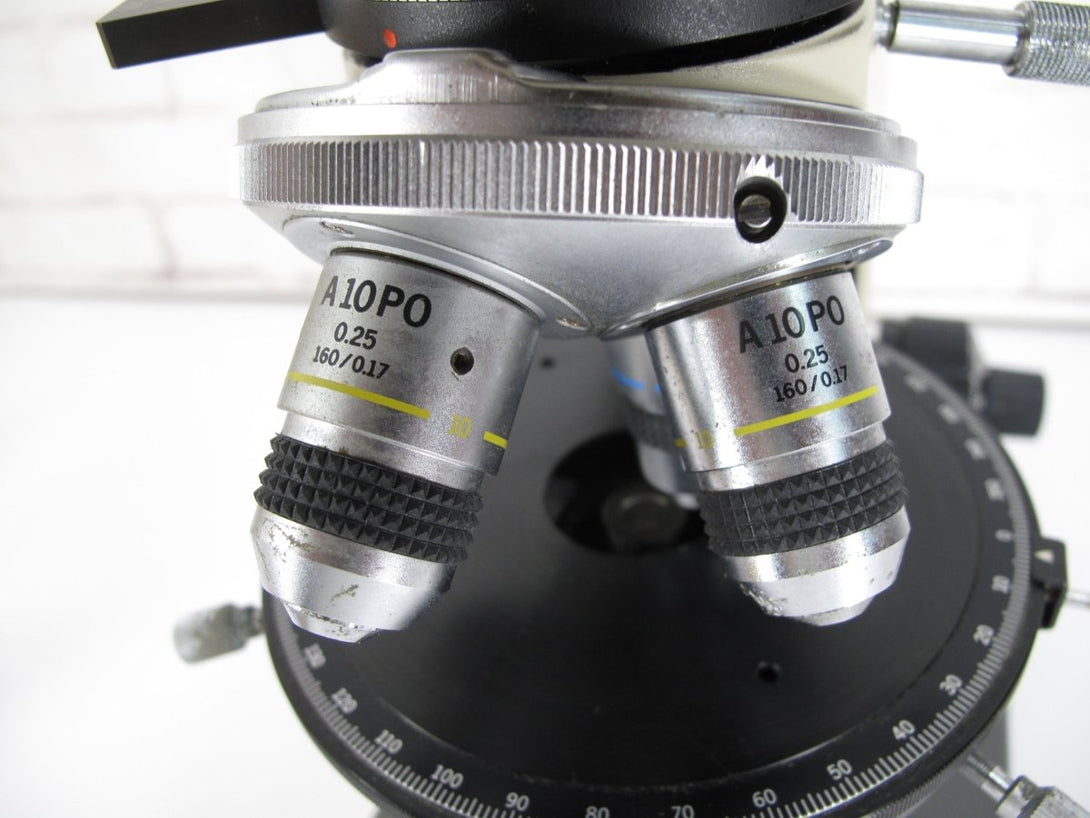 Olympus Microscope BH - 2 with Binocular Head & 4x, 10x, 40x Objectives BH2 - ZeereeZ
