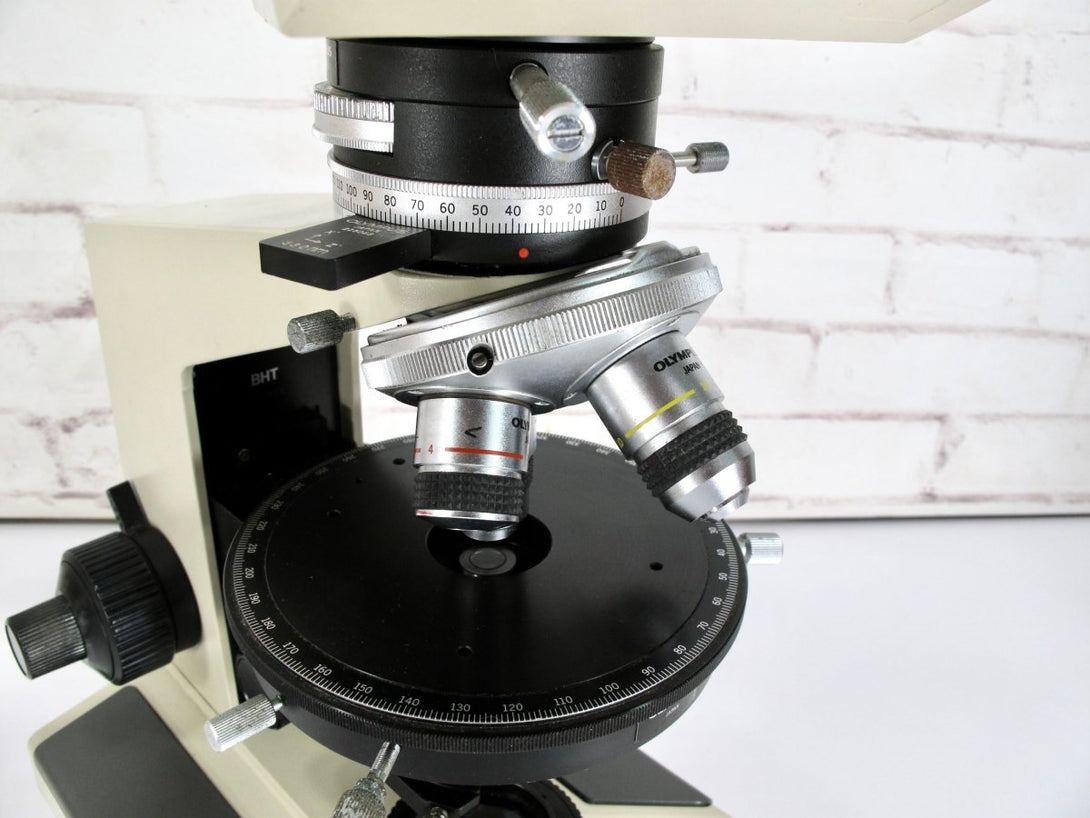Olympus Microscope BH - 2 with Binocular Head & 4x, 10x, 40x Objectives BH2 - ZeereeZ
