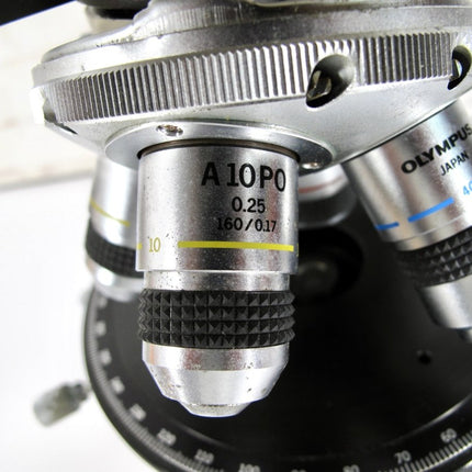 Olympus Microscope BH - 2 with Binocular Head & 4x, 10x, 40x Objectives BH2 - ZeereeZ