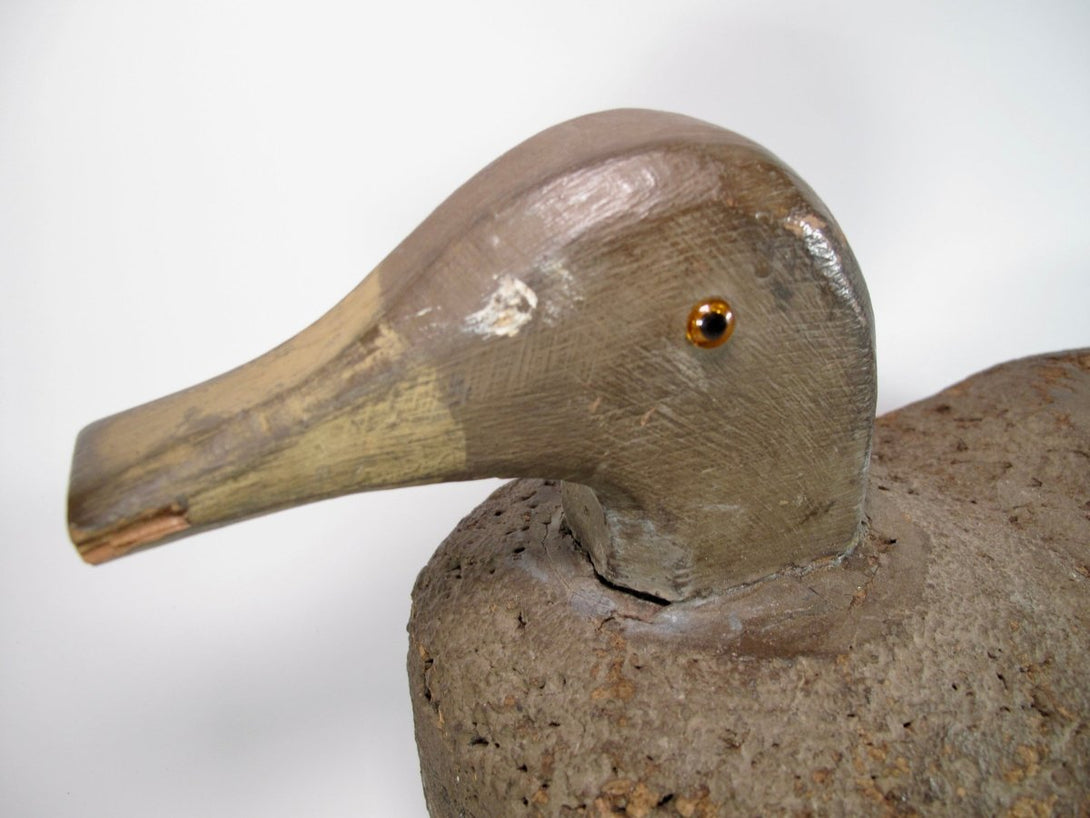 Oscar Quam Vintage Cork Duck Hunting Decoy - ZeereeZ