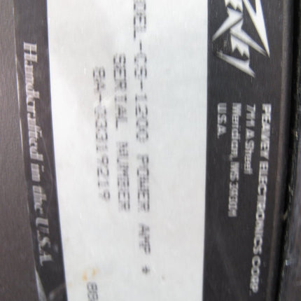 Peavey CS - 1200 2 Channel 1200 Watt Power Amplifier - ZeereeZ