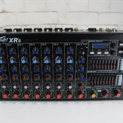 Peavey XR - S 8 Channel Powered Mixer Rack Mountable w/ Phantom Power - ZeereeZ