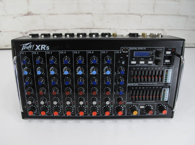 Peavey XR - S 8 Channel Powered Mixer Rack Mountable w/ Phantom Power - ZeereeZ