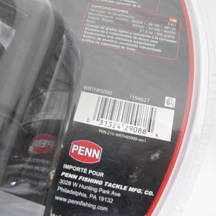 Penn 1594627 Wrath Ii 5000 WRTHII5000 Spinning Fishing Reel - ZeereeZ